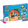 Clementoni Jigsaw Puzzle Super Color Square Paw Patrol, 3x48st.