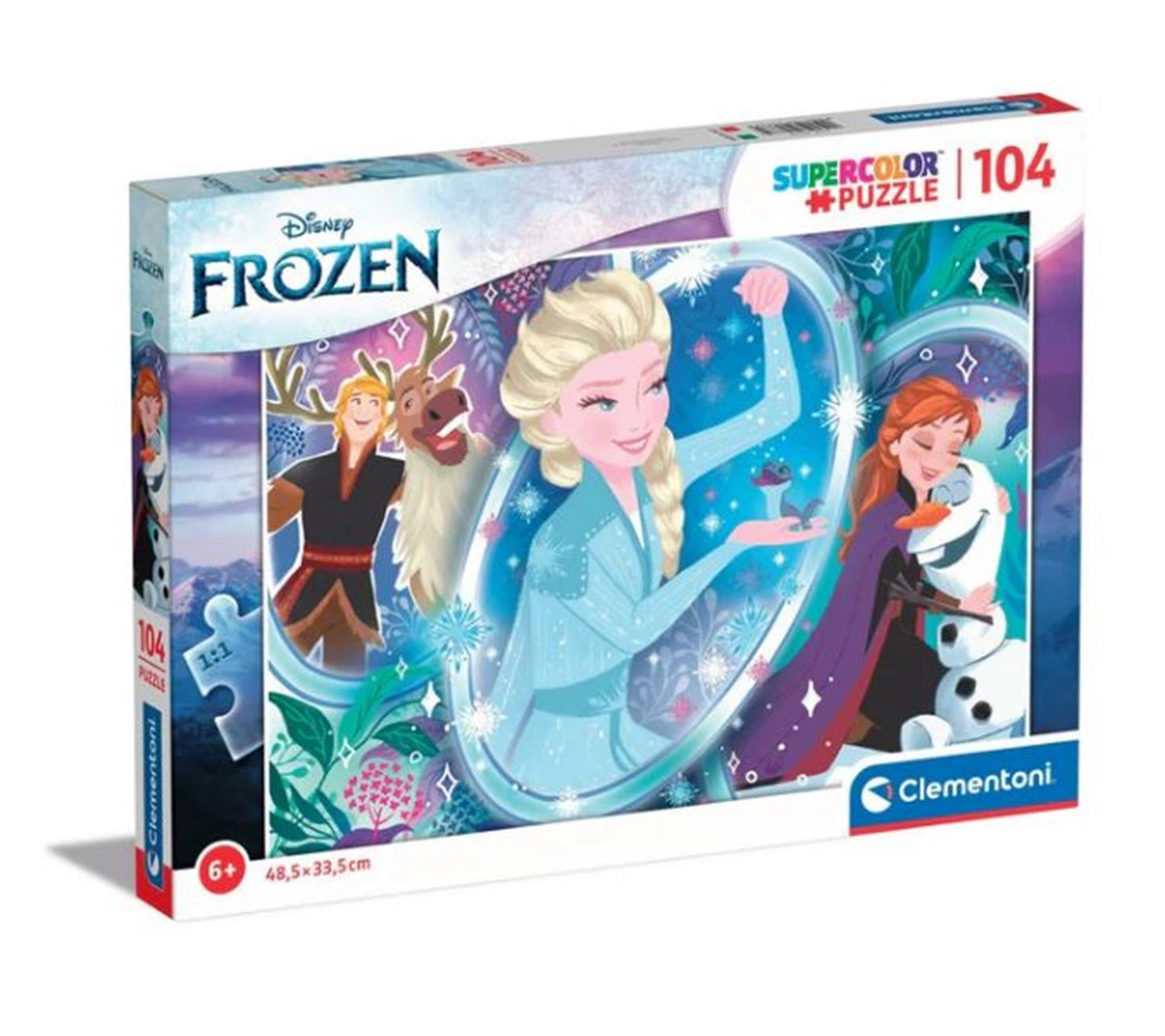 Clementoni Jigsaw Puzzle Superfarbe gefroren, 104st.