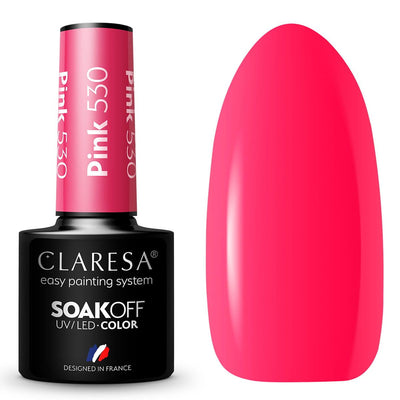 Claresa Claresa UV LED Gellak 5ml Pink 530 Regenbogenexplosion