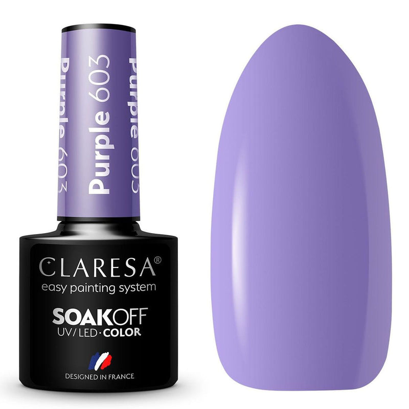 Claresa Claresa UV LED GELLAK 5ML PILPLE 603 ​​FUNFAIR