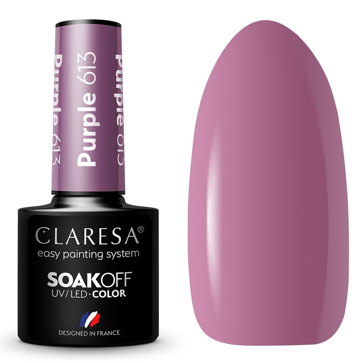 Claresa Claresa UV LED GELLAK 5ML PILPLE 613 SAVERAN VIBE