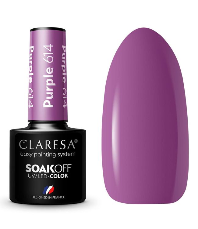Claresa Claresa UV LED GELLAK 5ML PILPLE 614 FUNFAIR