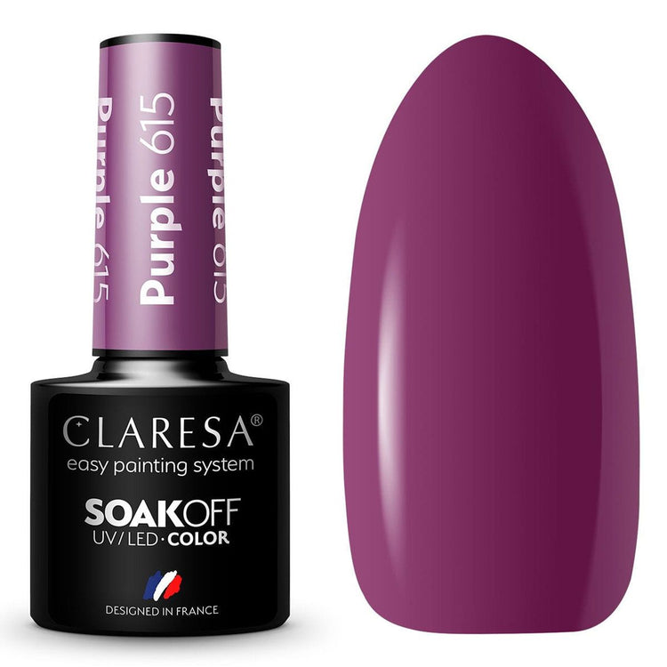 Claresa Claresa UV LED GELLAK 5ML PILPLE 615 Ruhiger Wald