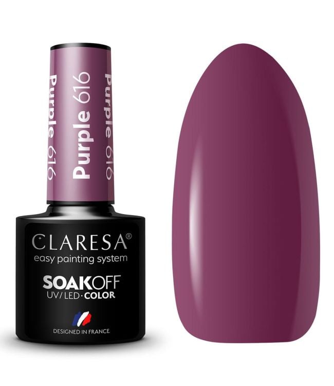 Claresa Claresa UV LED GELLAK 5ML PILPLE 616 Ruhiger Wald