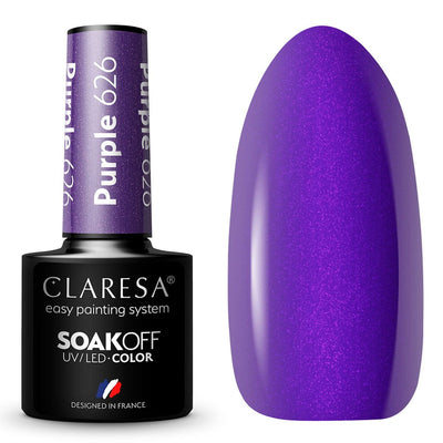 Claresa Claresa UV LED GELLAK 5ML PILPLE 626