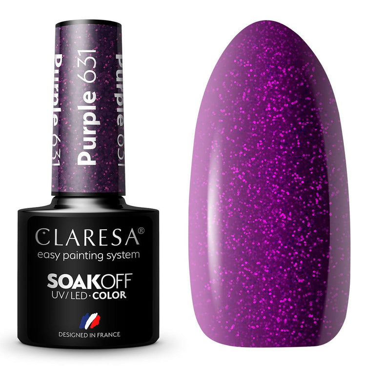 Claresa Claresa UV LED GELLAK 5ML PILPLE 631 Full Beeren