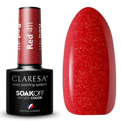 Claresa Claresa UV Led Gellak 5ml Red 411 Sunny Garden
