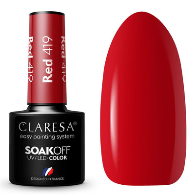 Claresa Claresa UV LED GELLAK 5ML rot 419 Warme Gefühle