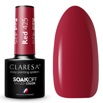 Claresa Claresa UV LED GELLAK 5ML rot 425 Regenbogenexplosion