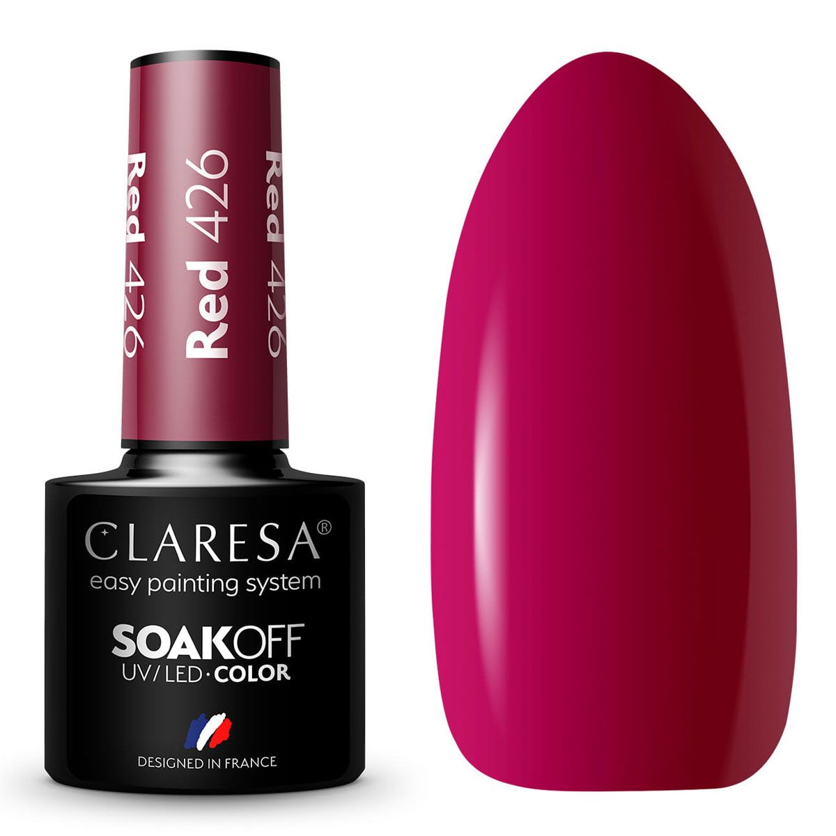 Claresa Claresa UV LED GELLAK 5ML rot 426 Full Beeren