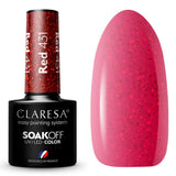 Claresa Claresa UV LED GELLAK 5ML rot 431 Warme Gefühle - afbeelding 1