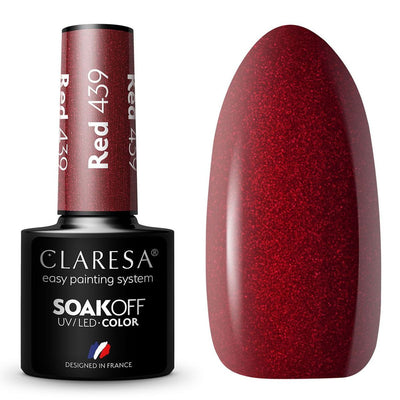 Claresa Claresa UV LED GELLAK 5ML rot 439 Warme Gefühle