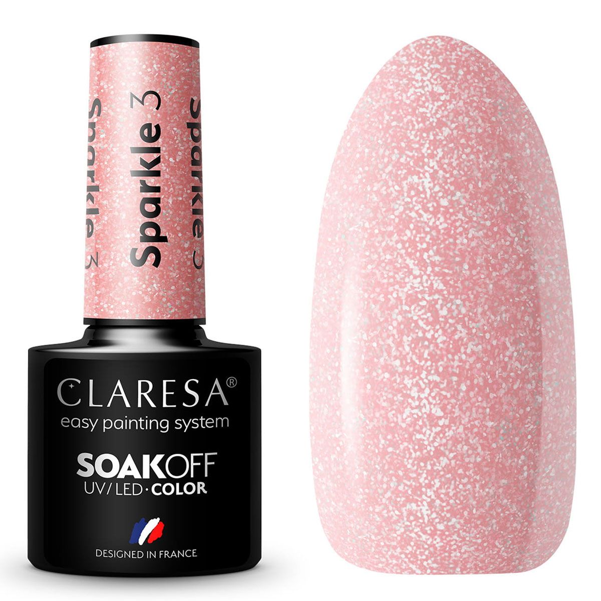 Claresa Claresa UV LED GELLAK 5ML SPARKLE 3
