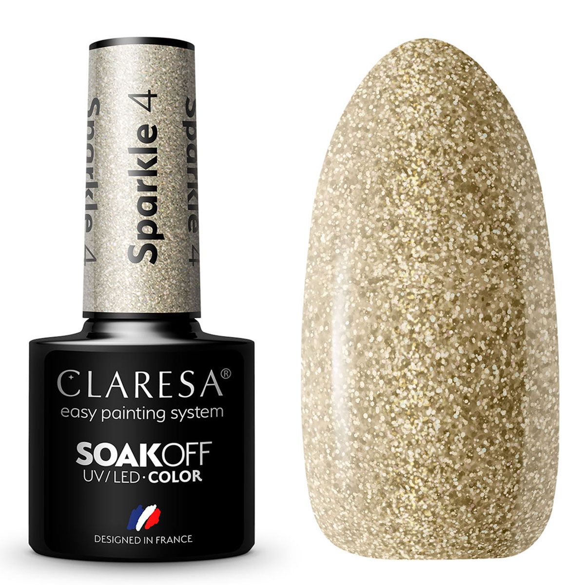 Claresa Claresa UV LED GELLAK 5ML SPARKLE 4