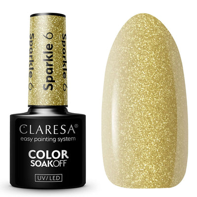 Claresa Claresa UV LED GELLAK 5ML SPARKLE 6