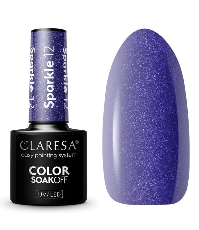 Claresa Claresa UV LED GELLAK 5ML SPARKLE 12
