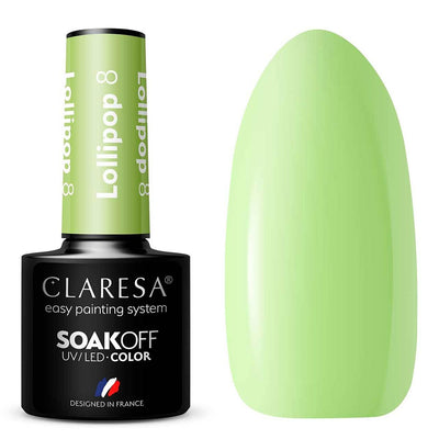 Claresa Claresa UV LED GELLAK 5ML LOLLIPOP 8