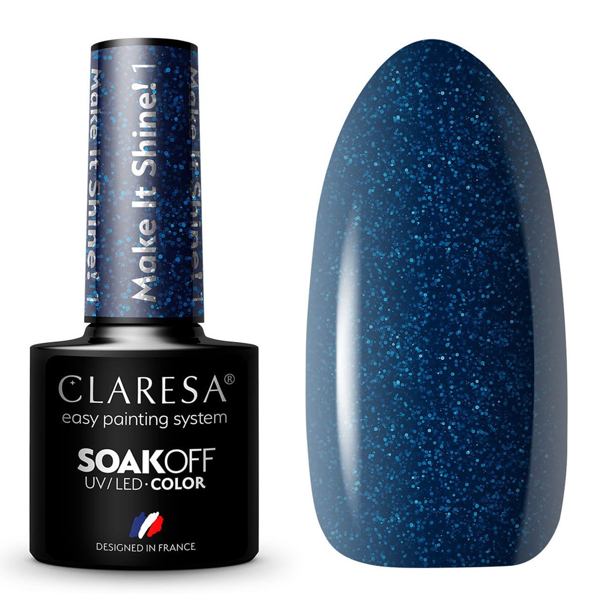 Claresa Claresa UV LED GELLAK 5ML MACHSEN SIE IT SHINE 1