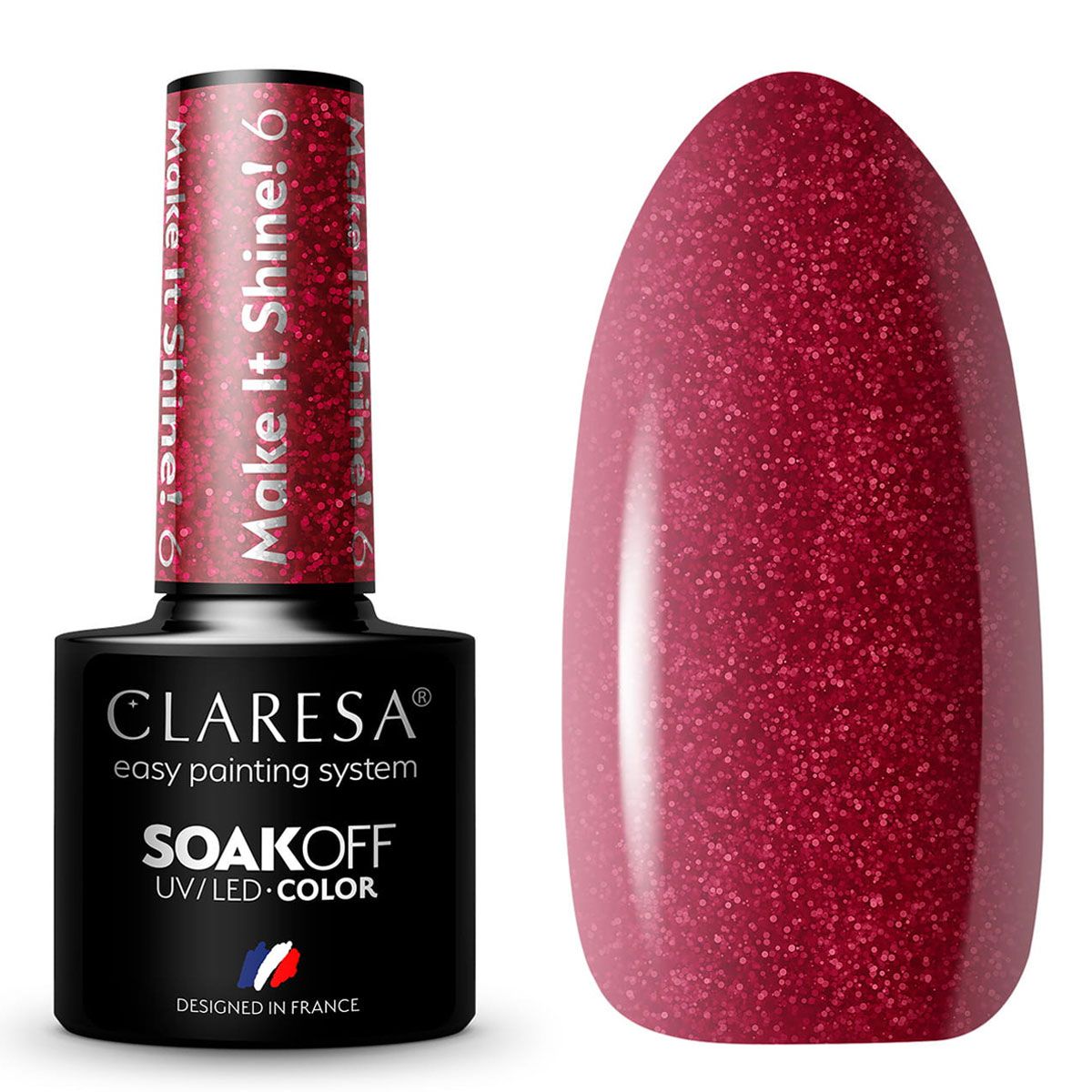 Claresa Claresa UV LED GELLAK 5ML MACHSEN SIE IT SHILEN 6