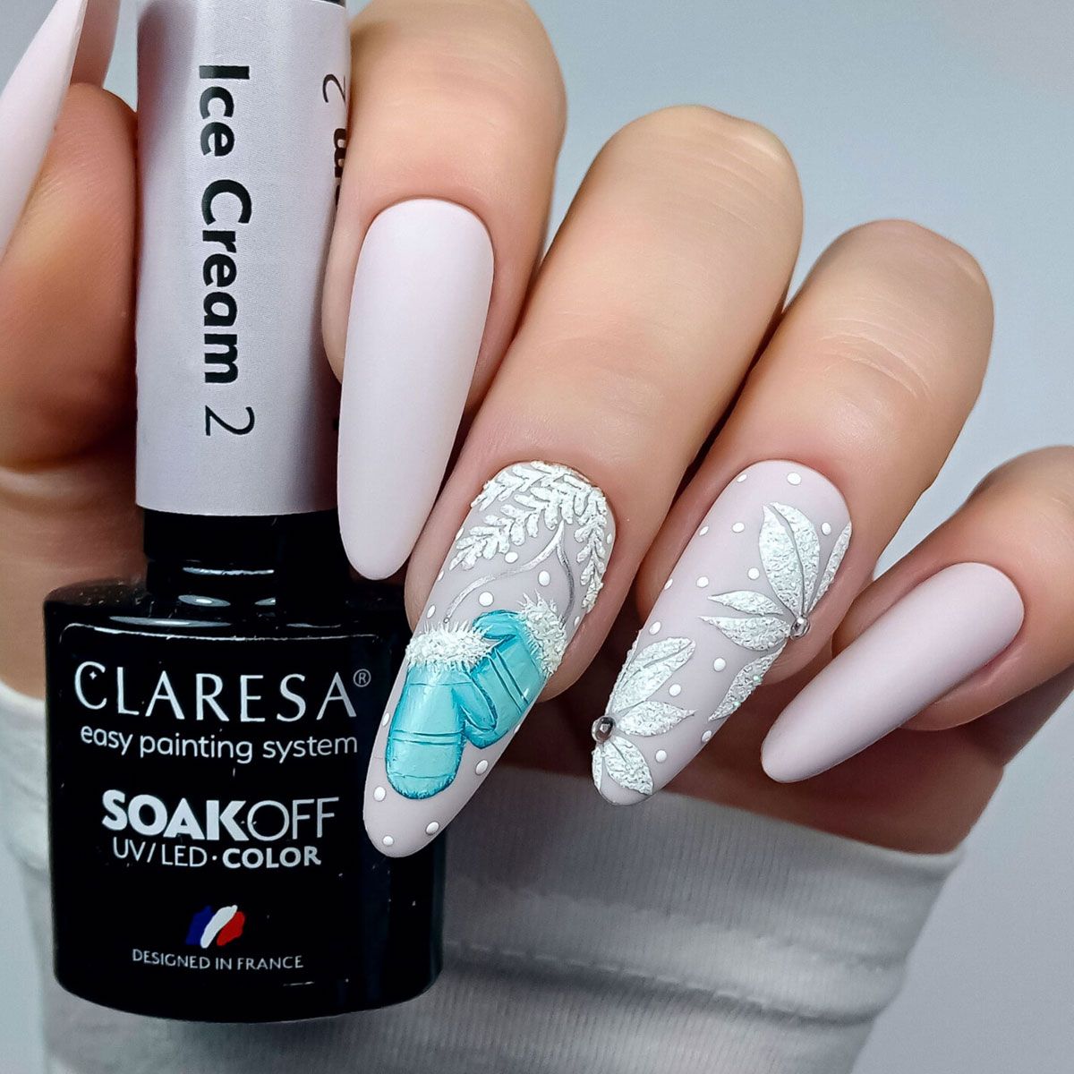 Claresa Claresa UV LED Gellak 5ml Eis 2