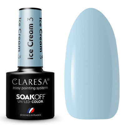 Claresa Claresa UV LED Gellak 5ml Eis 3