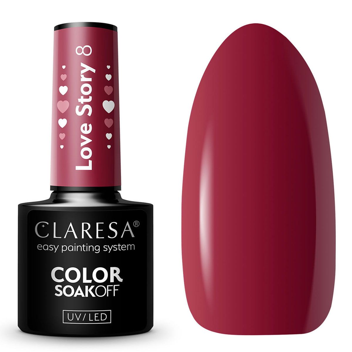 Claresa Claresa UV LED GELLAK 5ML Liebesgeschichte 8