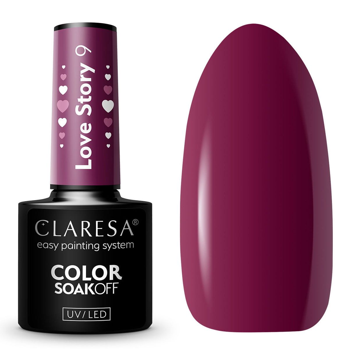Claresa Claresa UV LED GELLAK 5ML Liebesgeschichte 9