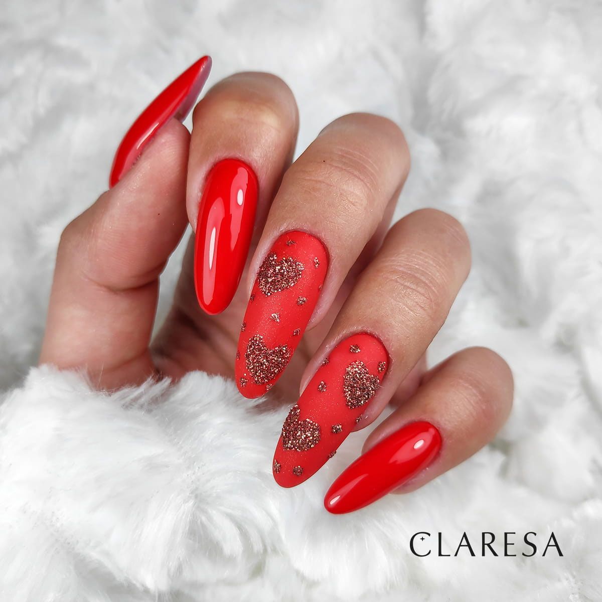 Claresa Claresa Glitter Pulver Quartz 13 Rot Gold 1st.