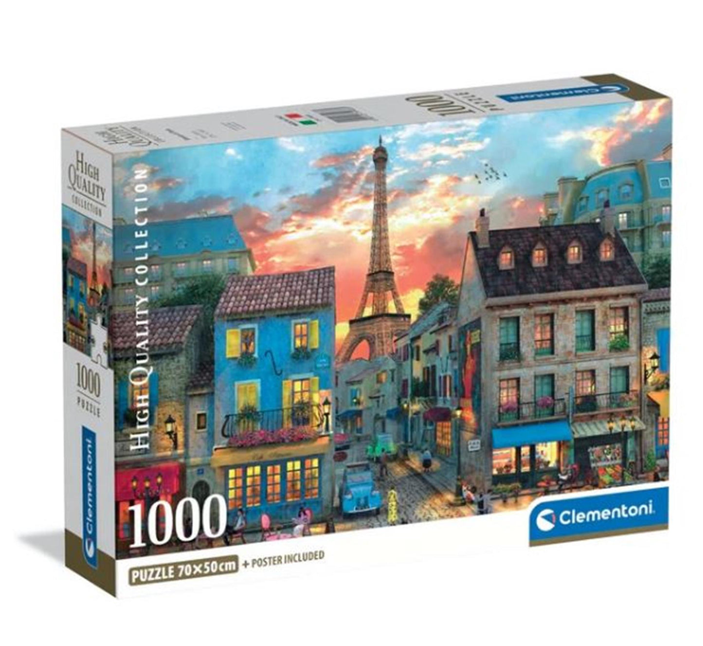 Clementoni-Puzzle 1000p Straßen Paris