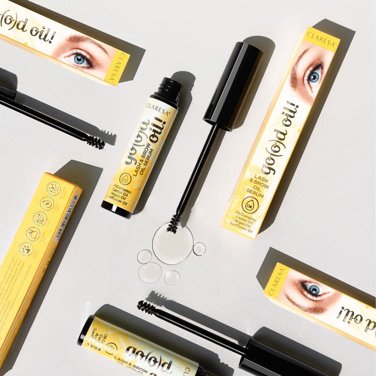 Claresa Claresa Go (O) D Öl! Wimpernbrauenöl Serum 8gr