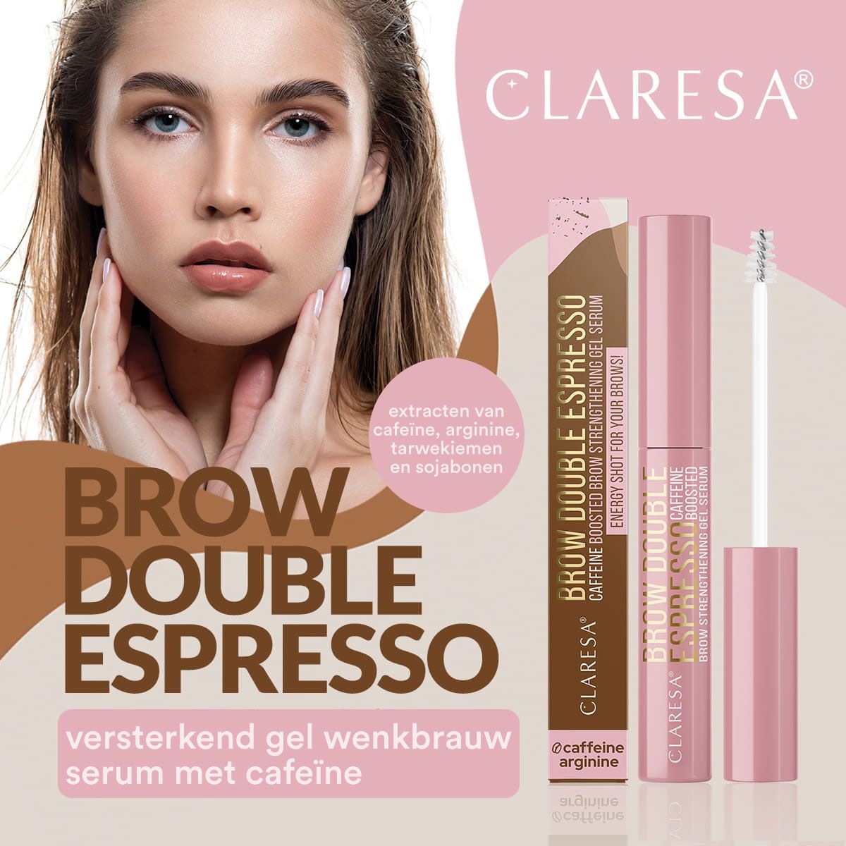 Claresa Claresa Brow Doppel -Espresso -Augenbrauen -Serum 6gr.