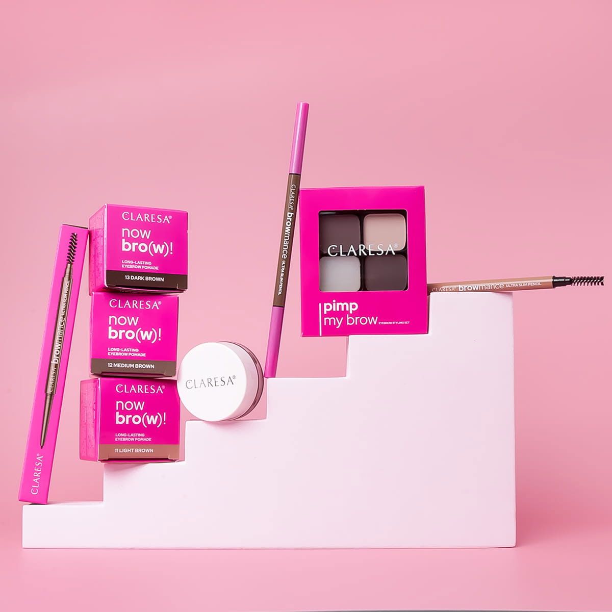 Claresa Claresa BrowMance Eyebrow Bleistift 02 mittelbraun