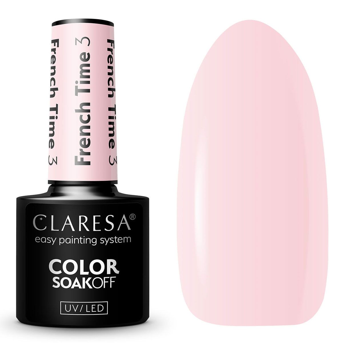 Claresa Claresa UV führte Gellak 5ml Französische Zeit 3