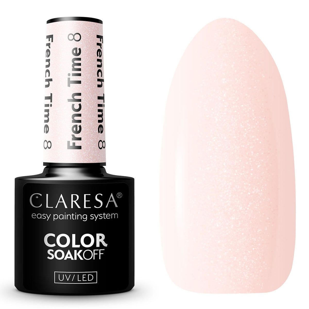 Claresa Claresa UV führte Gellak 5ml Französische Zeit 8