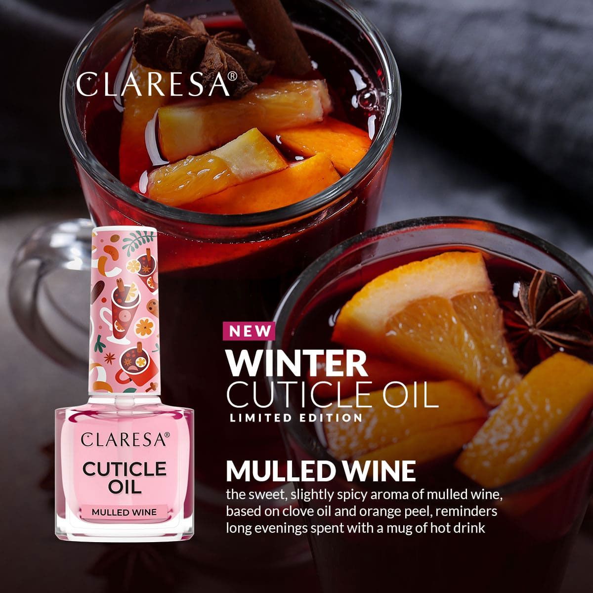 Claresa Claresa Nagelhautöl Glühwein 5ml