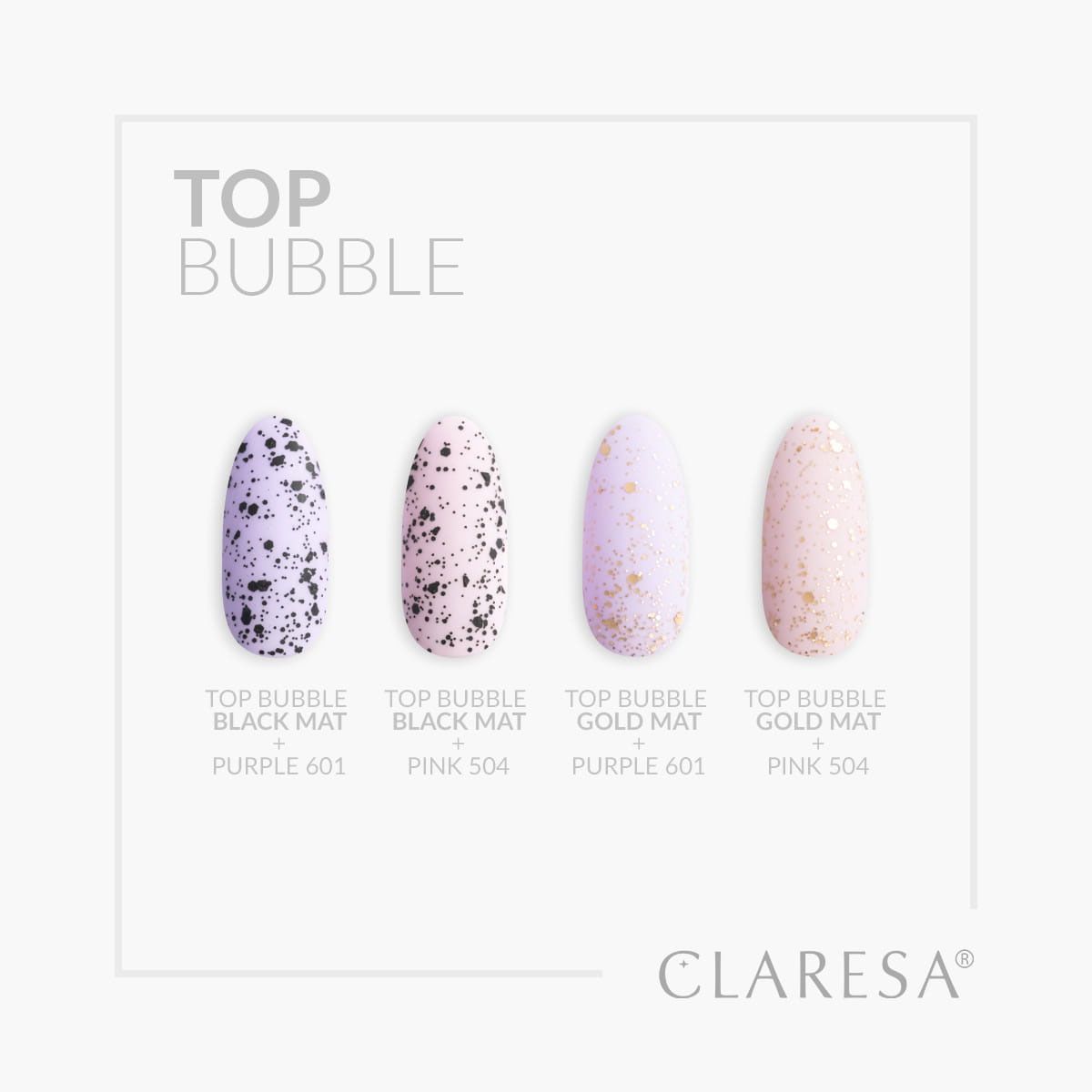 Claresa Claresa Decklack Blase Black Matte Nein 5ml