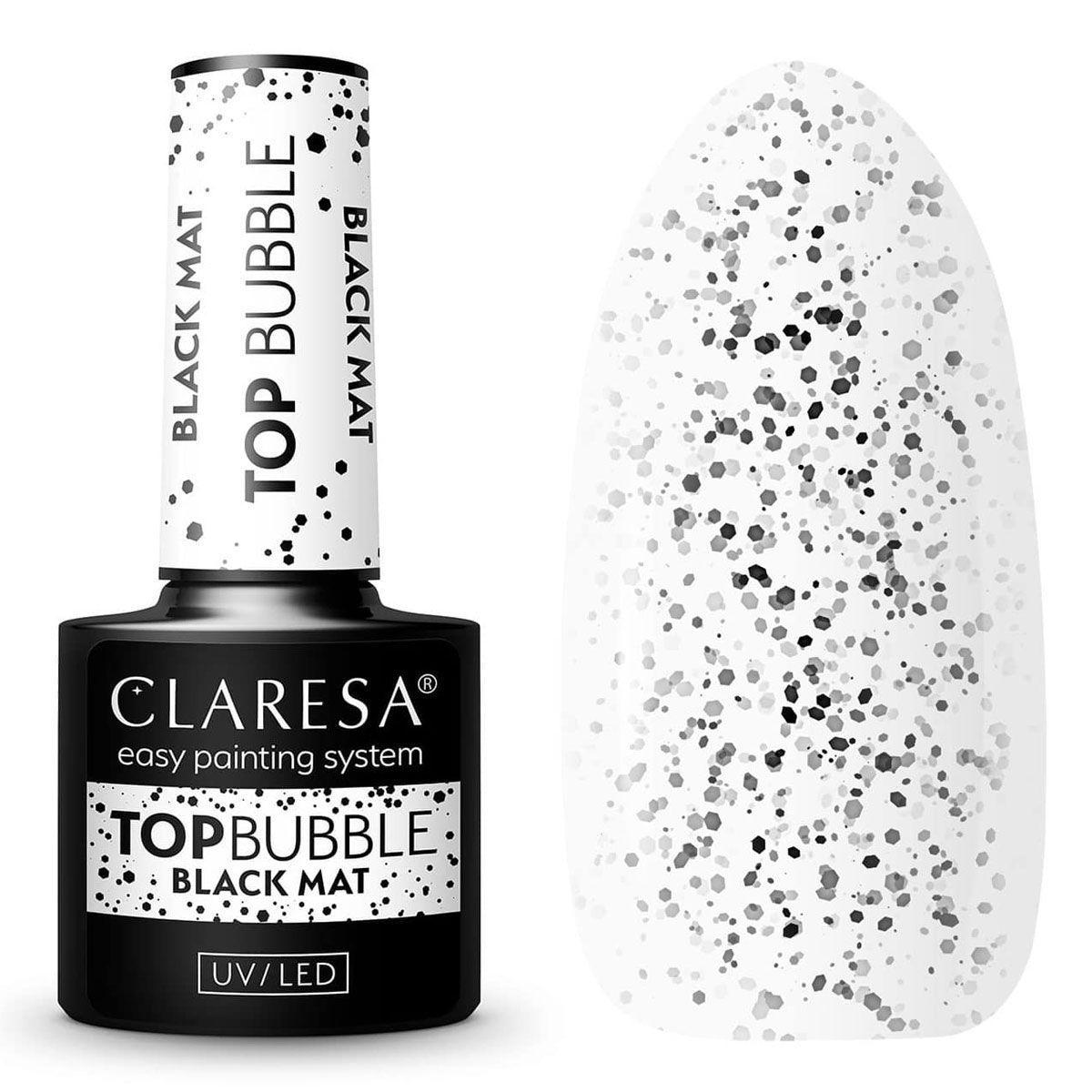 Claresa Claresa Decklack Blase Black Matte Nein 5ml