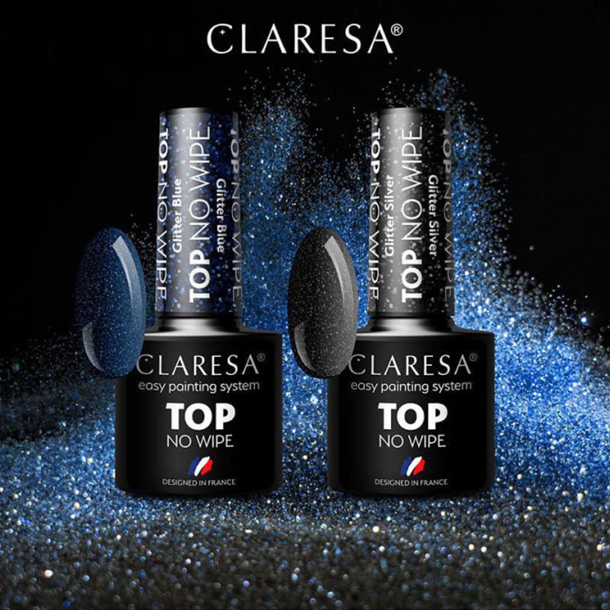 Claresa Claresa Decklack kein Wischglitzblau 5ml
