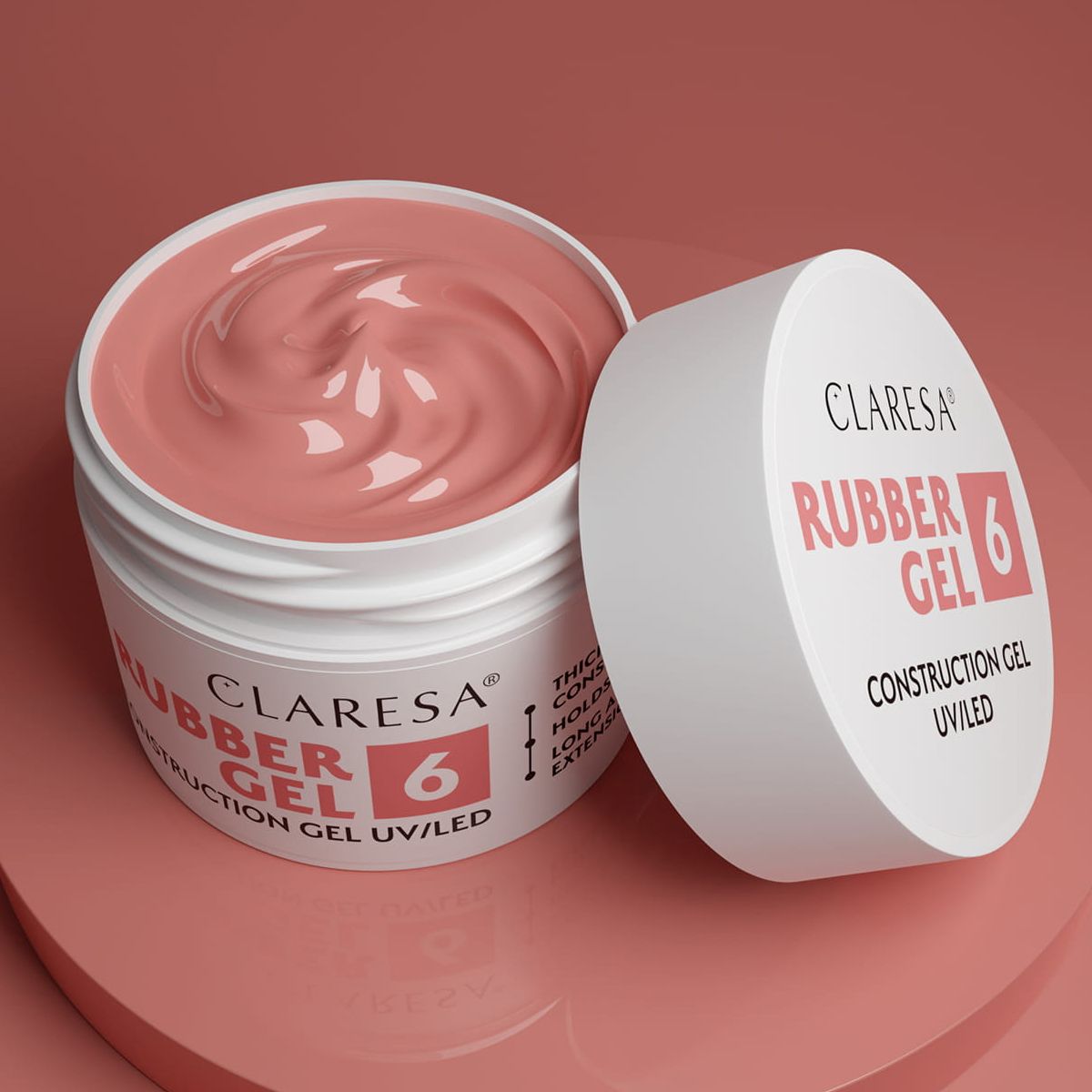 Claresa Claresa Gummi -Gel 6 Blush Pink 12gr.