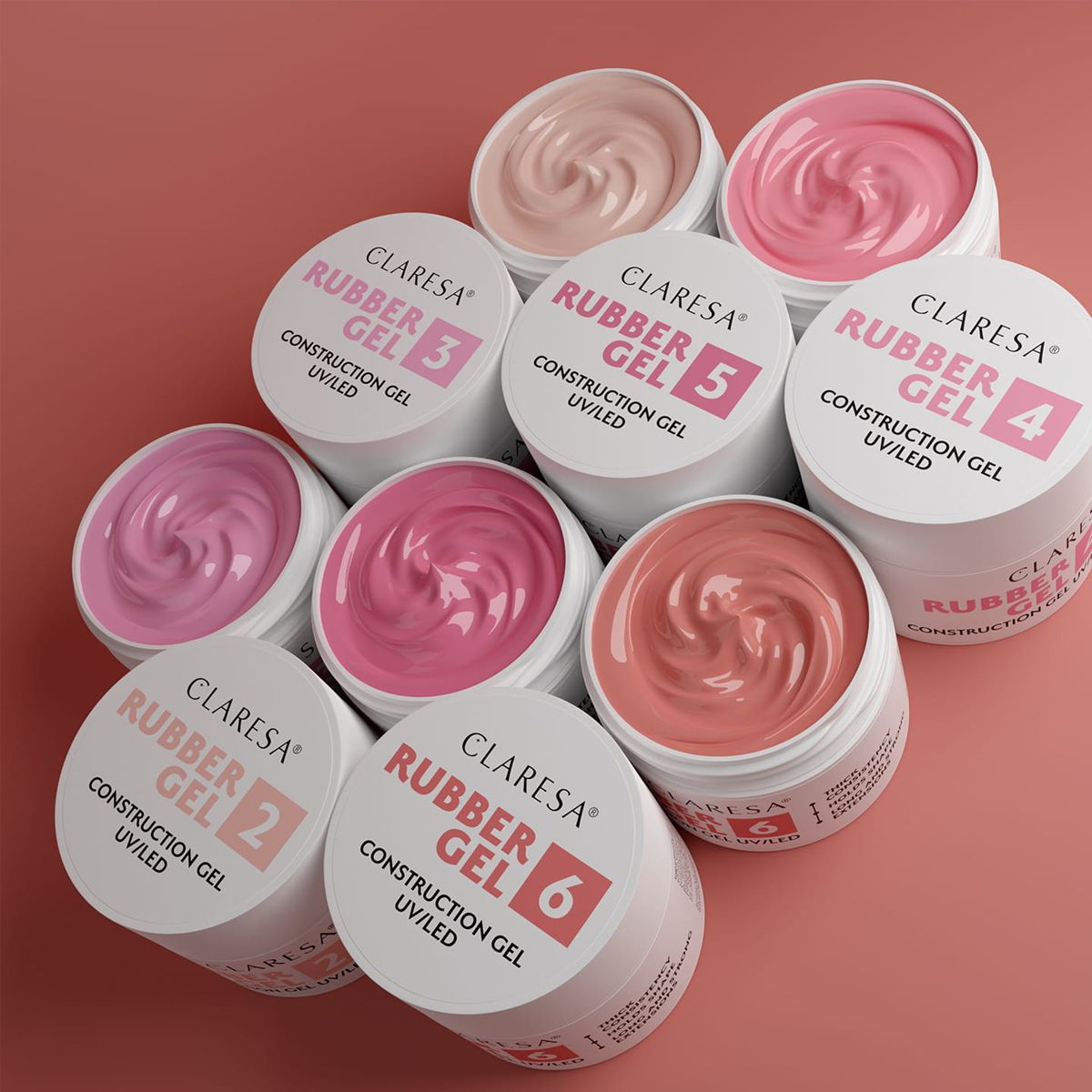 Claresa Claresa Gummi -Gel 6 Blush Pink 12gr.