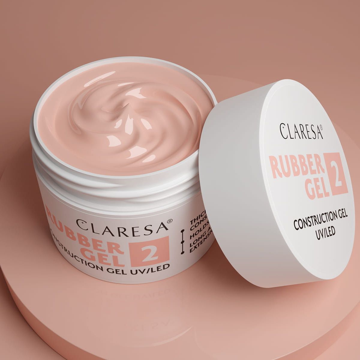 Claresa Claresa Gummi 2 Weichrosa 45gr.