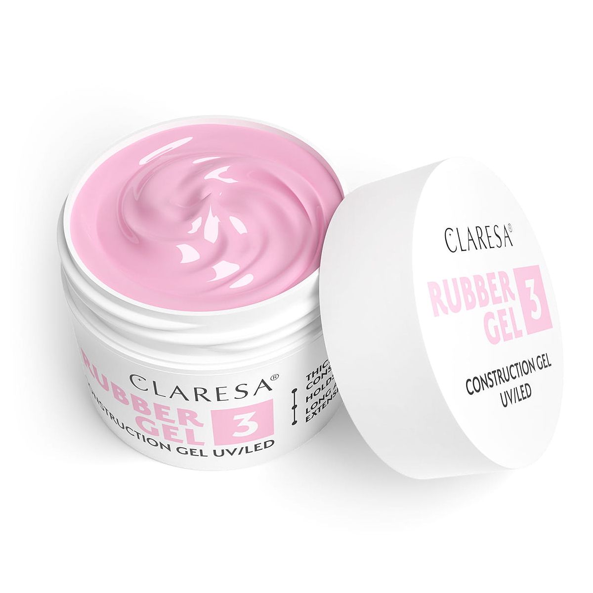 Claresa Claresa Gummi -Gel 3 Cool Pink 45gr.