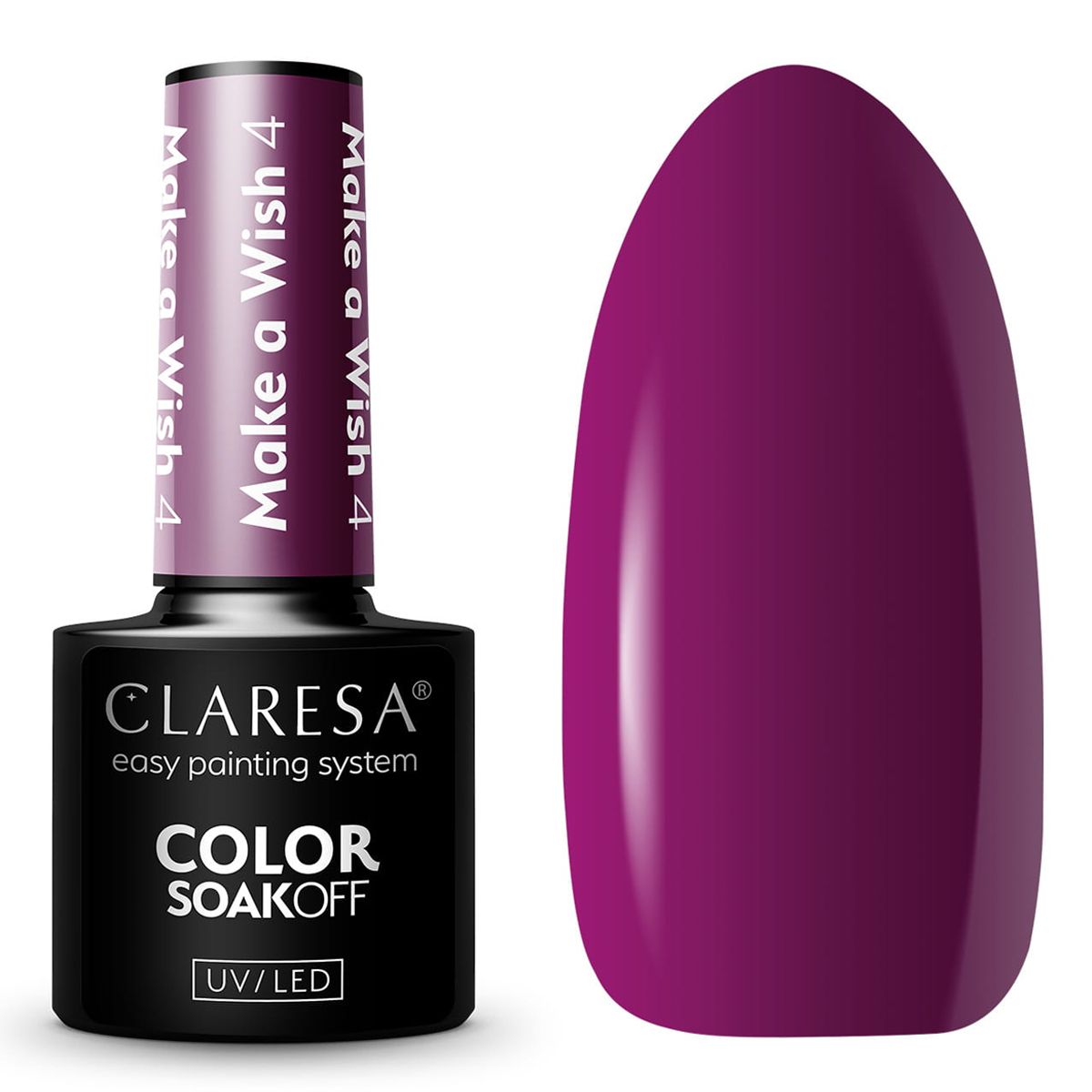 Claresa Claresa UV LED GELLAK 5ML Machen Sie einen Wunsch 4