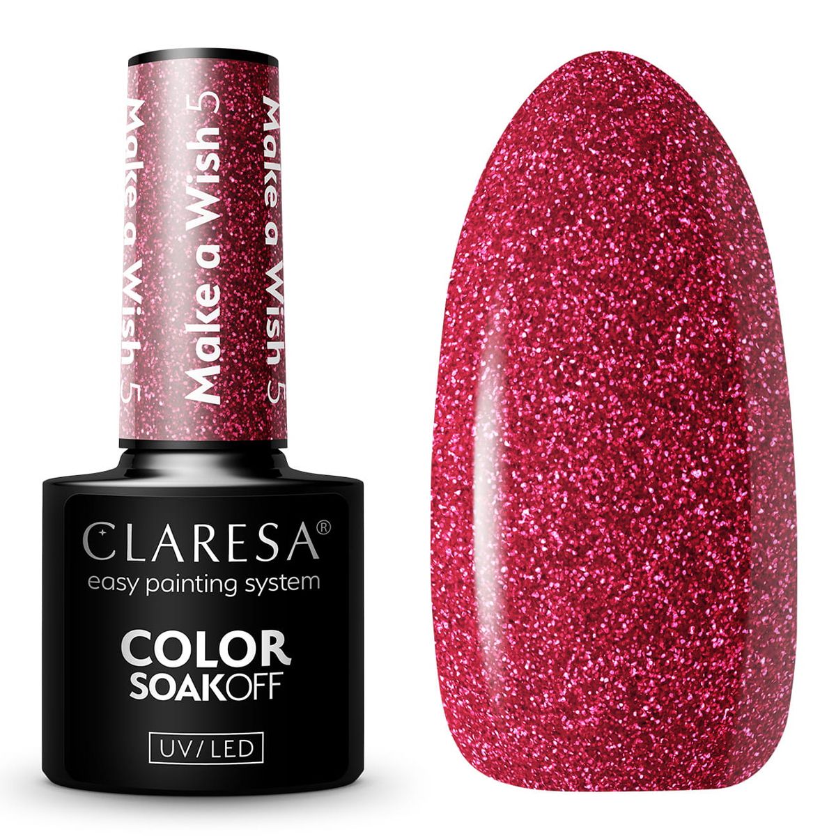 Claresa Claresa UV LED GELLAK 5ML Machen Sie einen Wunsch 5