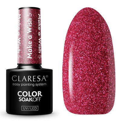 Claresa Claresa UV LED GELLAK 5ML Machen Sie einen Wunsch 5