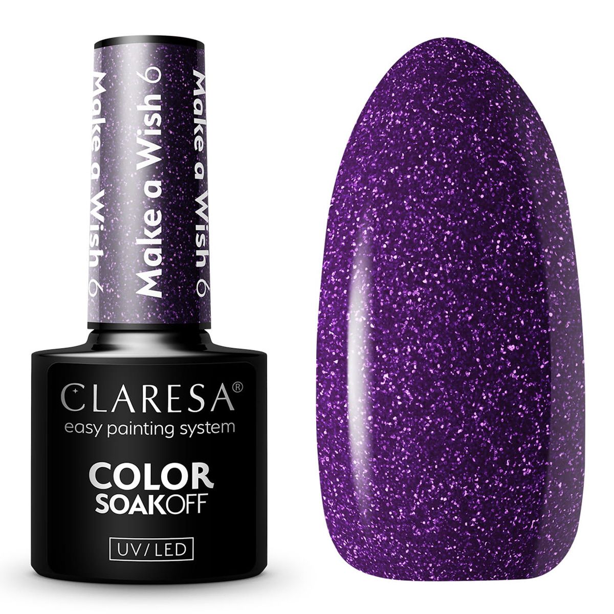 Claresa UV Led Gellak 5ml machen einen Wunsch 6