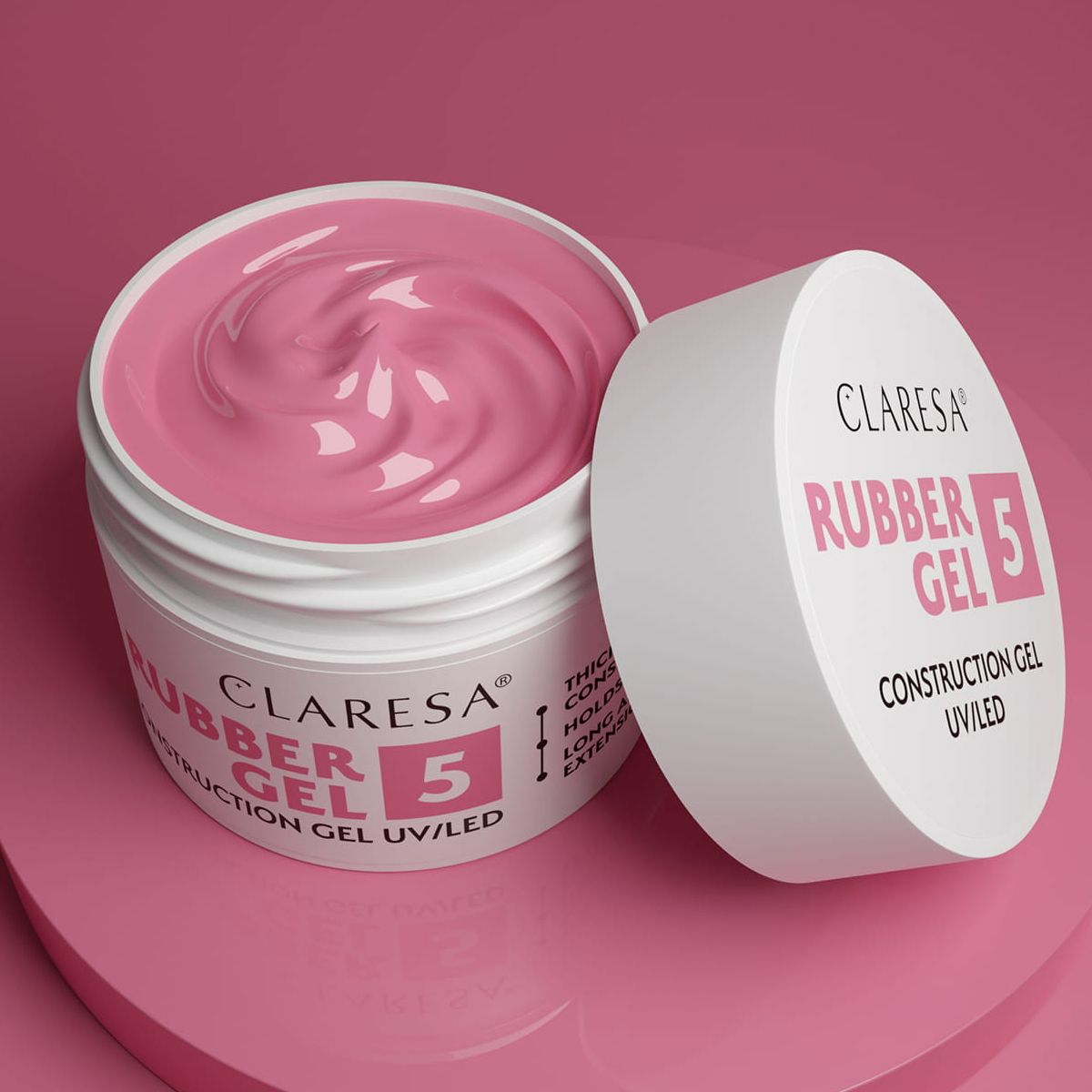 Claresa Claresa Gummi Gel 5 Himbeerrosa 90gr.