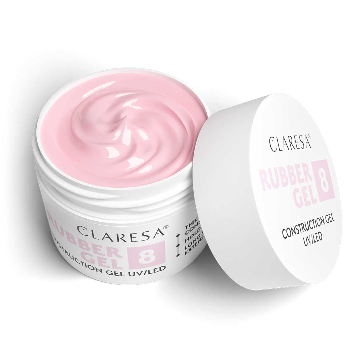 Claresa Claresa Rubber Gel 8 Ballerina Pink 45gr.