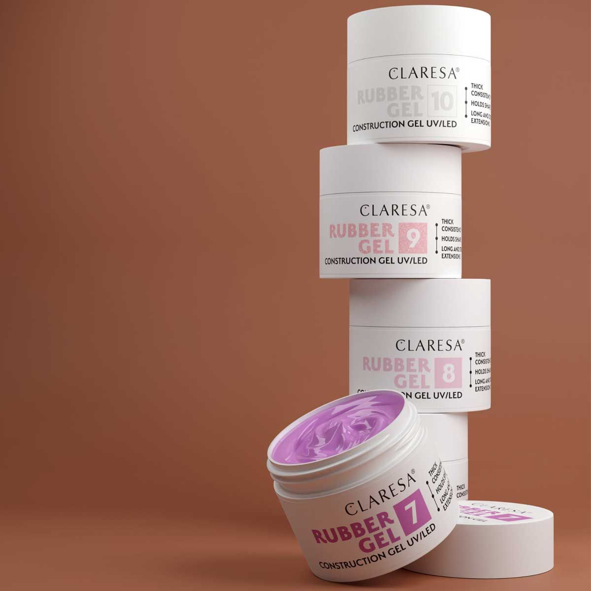 Claresa Claresa Rubber Gel 8 Ballerina Pink 45gr.