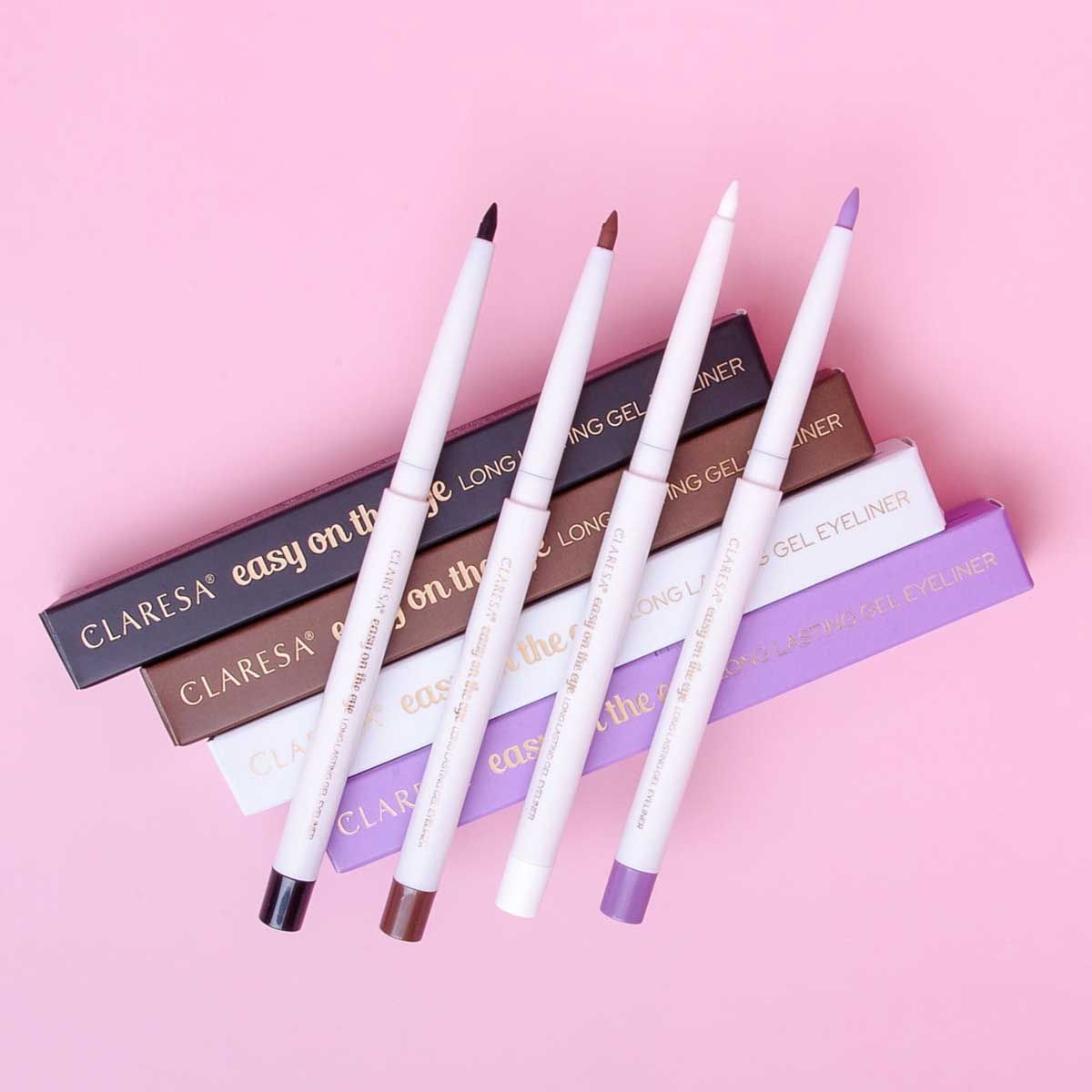 Claresa Claresa leicht auf dem Auge langlebig gelegene Gel Eyeliner 01 Black Tulip